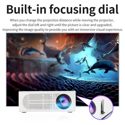 YG300 Pro Pocket-sized HD Projector 320*240P Wireless Home Theater Outdoor Children Christmas Gifts LED Mini Portable Projector