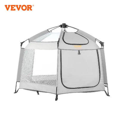 Baby Playpen with Canopy Indoor Outdoor Portable Foldable& Lightweight Playpen Safety Barrier for Babies Toddler