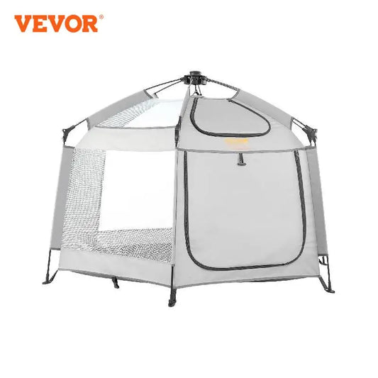 Baby Playpen with Canopy Indoor Outdoor Portable Foldable Lightweight Playpen Safety Barrier for Babies Toddler