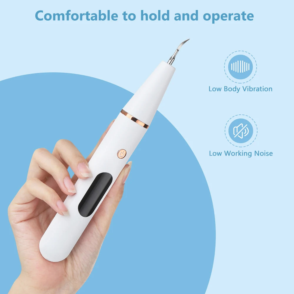 Ultrasonic Dental Calculus Scaler Teeth Cleaner Smoke Stains Plaque Tartar Dental Stone Removal Teeth Cleaning Whitening Tools