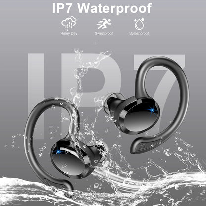 Wireless Earbuds, Bluetooth 5.3 Earbuds Stereo Bass, in-Ear Noise Cancelling Mic, Earphones IP7 Waterproof Sports, 40H Playback.