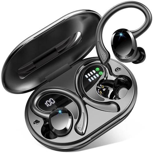 Wireless Earbuds, Bluetooth 5.3 Earbuds Stereo Bass, in-Ear Noise Cancelling Mic, Earphones IP7 Waterproof Sports, 40H Playback.