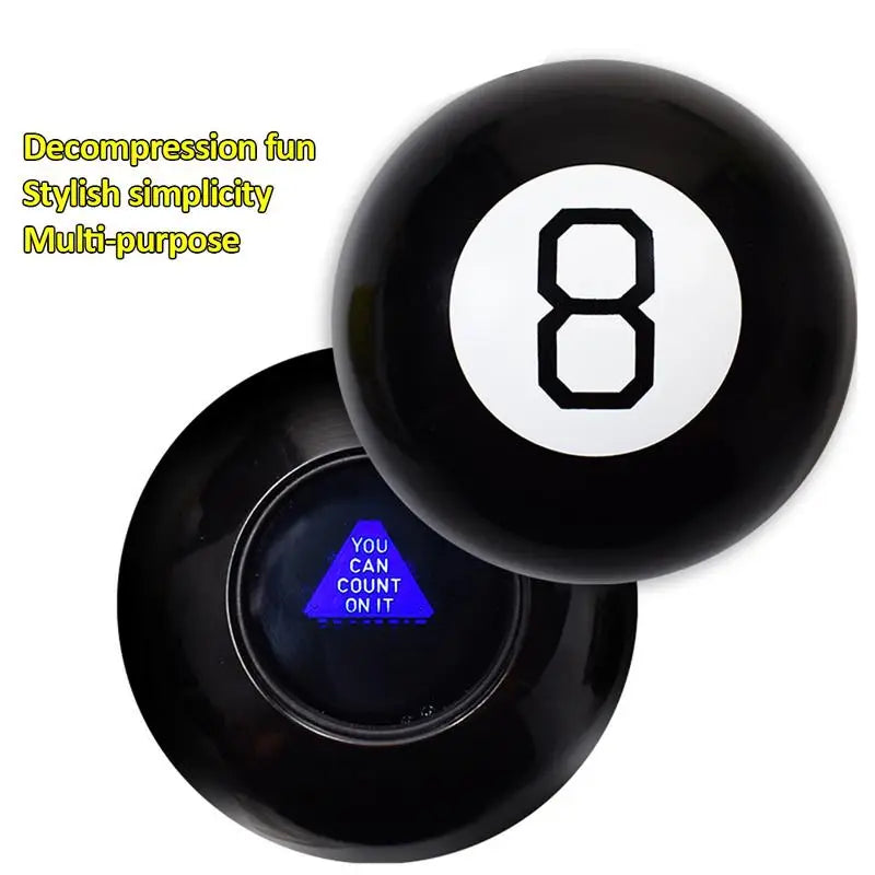 Magic Entertainment Ball Black Number 8 Novelty Prediction Ball Party Show Props Magic Decision Make Ball Toy For Weddings