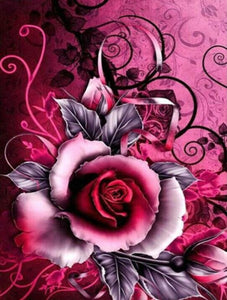 Red Rose Flower 5D DIY Diamond Painting Full Square / Round Drill 3D Diamond Embroidery Cross Stitch Home Decor Wall Art