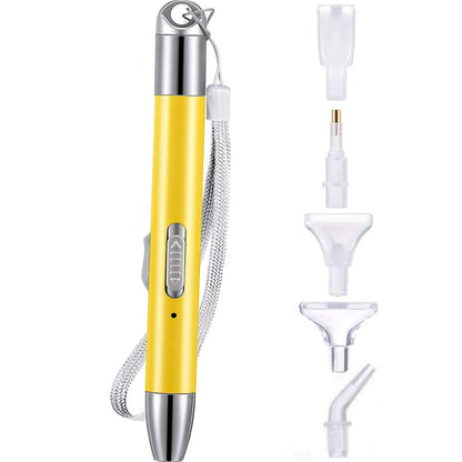 USB Charge LED Diamond Painting Pen Drill Pen 5D Diamond Painting Tools with 2 Light Modes Pen Kit