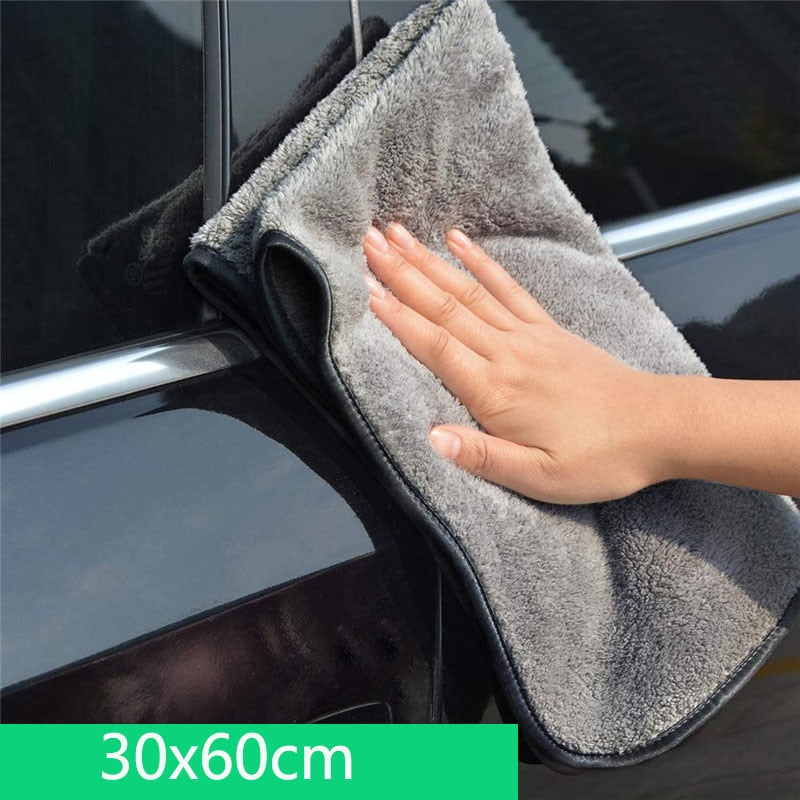 Professional Premium Microfiber Towel Thick Cleaning Cloth Drying Towel Absorbent Cleaning Double-Faced Plush Towels for Cars