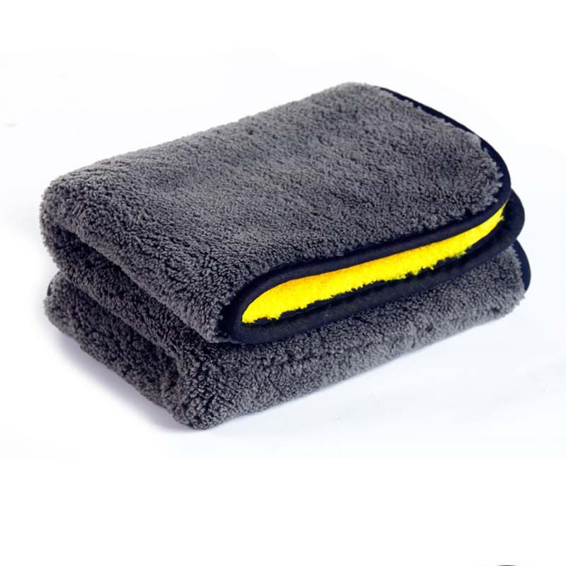 Professional Premium Microfiber Towel Thick Cleaning Cloth Drying Towel Absorbent Cleaning Double-Faced Plush Towels for Cars