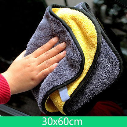 Professional Premium Microfiber Towel Thick Cleaning Cloth Drying Towel Absorbent Cleaning Double-Faced Plush Towels for Cars