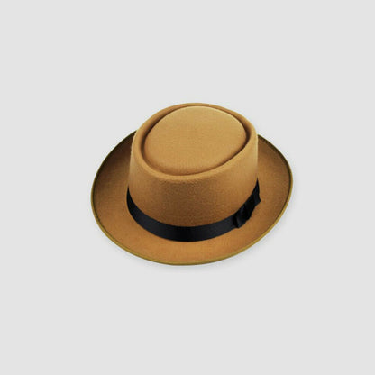 Walter White Style Fedoras Unisex Classic Hat Jazz Cap Gentleman's Hats Choose Color with Black Wrap