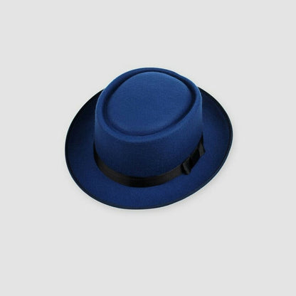 Walter White Style Fedoras Unisex Classic Hat Jazz Cap Gentleman's Hats Choose Color with Black Wrap