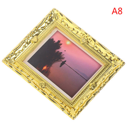 Vintage Style Photos Painting Mural Wall Picture Frames