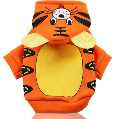 Cartoons Dog Clothes Winter Warm Pet Dog Jacket Coat Puppy Clothing Hoodies for Small Medium Dogs Outfit XS-2XL