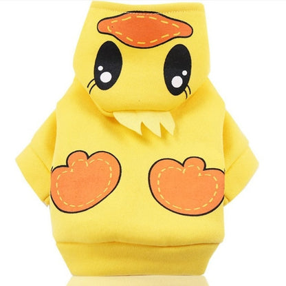 Cartoons Dog Clothes Winter Warm Pet Dog Jacket Coat Puppy Clothing Hoodies for Small Medium Dogs Outfit XS-2XL