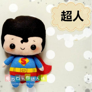 Cartoon heros  Fabric Felt kit Non-woven cloth Craft DIY Sewing set Felt Handwork Material DIY needlework supplies