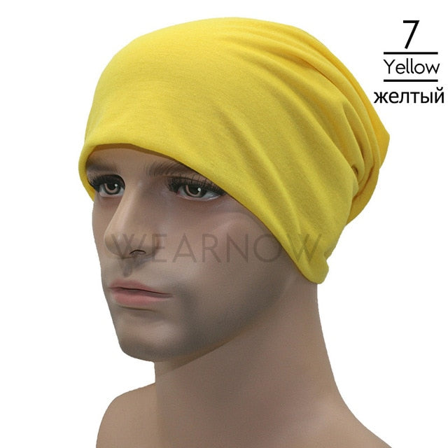 Polyester Beanie Men's Hat for Women Beany Female Cotton Hats Breathable Hip Hop Beanies Sick Bonnet Balaclava CZX8