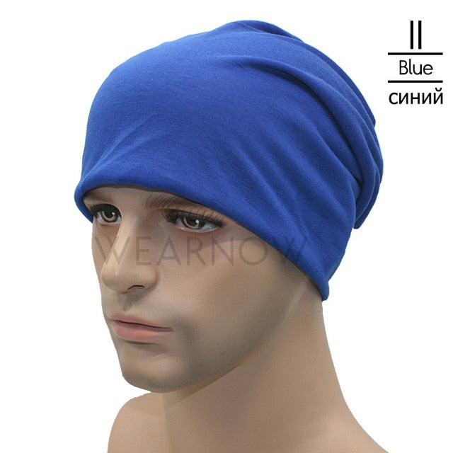 Polyester Beanie Men's Hat for Women Beany Female Cotton Hats Breathable Hip Hop Beanies Sick Bonnet Balaclava CZX8