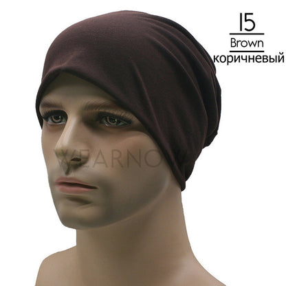 Polyester Beanie Men's Hat for Women Beany Female Cotton Hats Breathable Hip Hop Beanies Sick Bonnet Balaclava CZX8