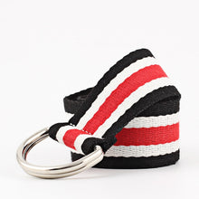 Load image into Gallery viewer, Stylish Checkerboard Belt Canvas Waist Belts Waistband Casual Style Checkered Black White Belt
