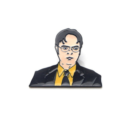 K437 Hot TV Office Art Funny Enamel Pins and Brooches for Women Men Lapel pin backpack bags badge Collection Gifts 1PCS