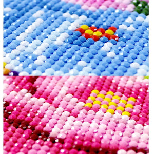 Hawaii Diamond Painting Kit AB Drills Kits for Adults DIY Tropical Mosaic Cross Stitch Pattern Handmade Embroidery Kits Wall Décor