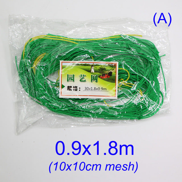 10x10cm Green Garden Nylon Netting Mesh Trellis Support Climbing Bean Plant Nets Grow Fence Climbing Net Thickened Line