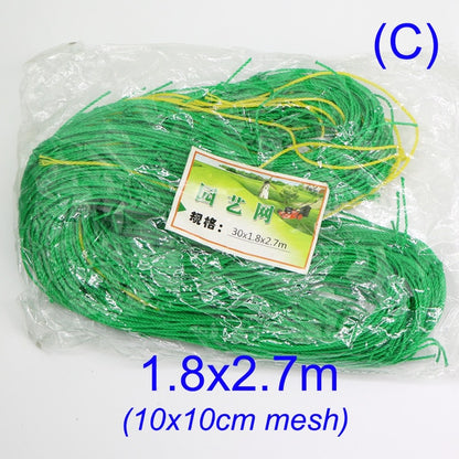 10x10cm Green Garden Nylon Netting Mesh Trellis Support Climbing Bean Plant Nets Grow Fence Climbing Net Thickened Line