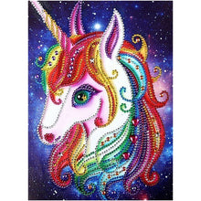 Load image into Gallery viewer, Kids Rainbow Unicorn 5D Diamond Dotz or Square Painting Kit DIY Full Drill Diamonds Arts Crafts Embroidery Rhinestone Painting Home Decoration
