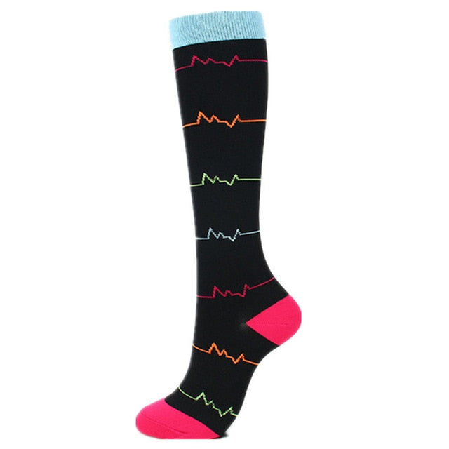 Compression Stocking Tired Achy Unisex Anti Varicose Veins Women Men Anti Fatigue Socks Comfortable Soft Miracle Socks