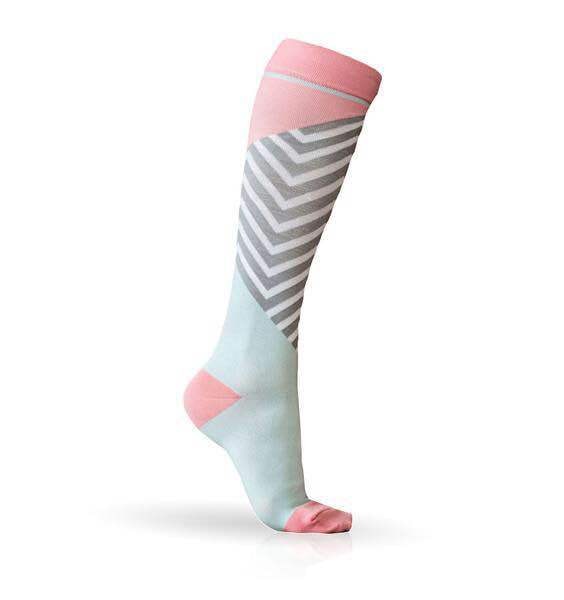 43-Styles Compression Socks For Men Women Sports Breathable Socks Great for Every Day Flight Travel Anti Fatigue Pain Relief Stocking