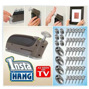 As Seen on TV High Quality Insta Hang Seamless Convenient Wall Studs Nail Picture Wall Hook Hanging Nail Gun