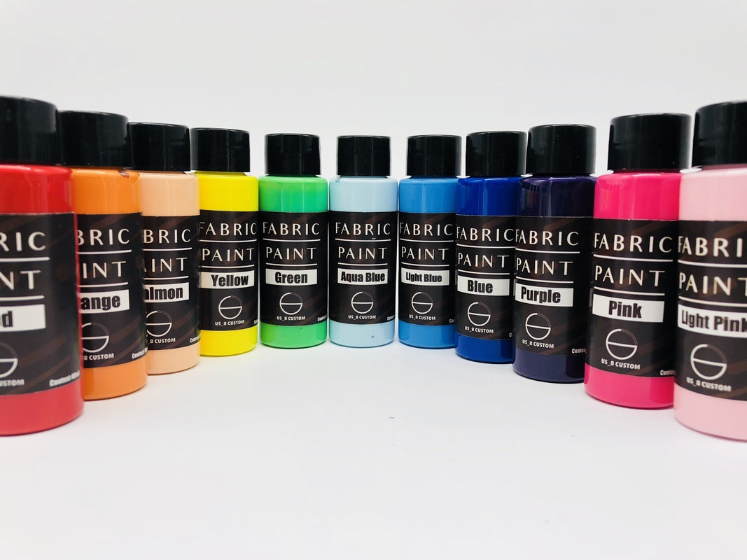 21-Color 40ml/bottle Canvas Textile Pigment Sneakers Shoe Clothes Bag Suede Dyeing Coloring Change airbrush painting