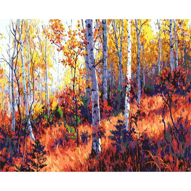 All Size DIY Painting By Numbers Hand-Painted Oil Painting Landscape Picture Paint Drawing On Canvas Home Decoration Unique Gift