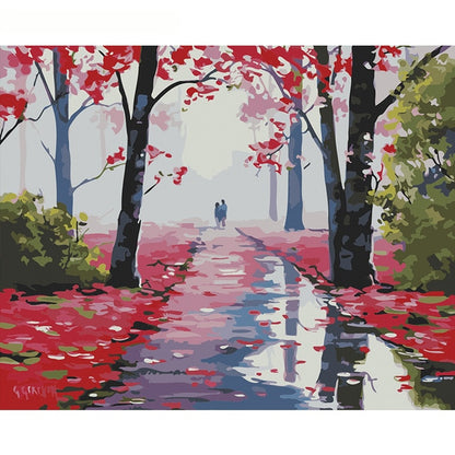 All Size DIY Painting By Numbers Hand-Painted Oil Painting Landscape Picture Paint Drawing On Canvas Home Decoration Unique Gift