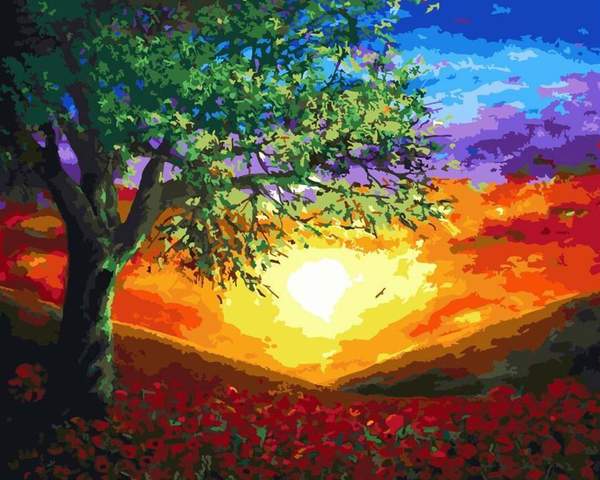 All Size DIY Painting By Numbers Hand-Painted Oil Painting Landscape Picture Paint Drawing On Canvas Home Decoration Unique Gift