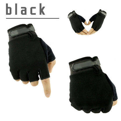 Men Tactical Antiskid Cycling Bike Gym Fitness Sports Half Finger Gloves New Road Bike Gloves Women Cycling Gloves Half Finger