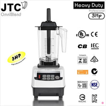 Load image into Gallery viewer, FREE SHIPPING JTC Super blender with PC jar, Model:TM-800A, Black, 100% GUARANTEED NO. 1 QUALITY IN THE WORLD.
