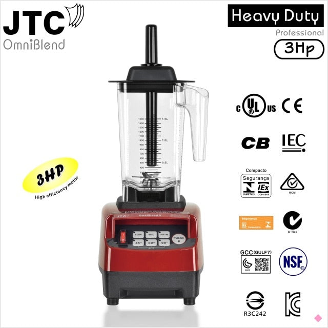 FREE SHIPPING JTC Super blender with PC jar, Model:TM-800A, Black, 100% GUARANTEED NO. 1 QUALITY IN THE WORLD.