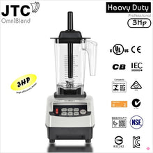 Load image into Gallery viewer, FREE SHIPPING JTC Super blender with PC jar, Model:TM-800A, Black, 100% GUARANTEED NO. 1 QUALITY IN THE WORLD.
