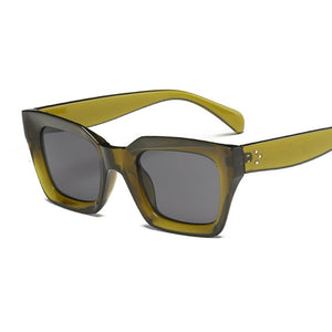 Fashionable Women Luxury Brand Square Sunglasses Ladies Vintage Oversized Sun Glasses Female Big Frame UV400 Shades