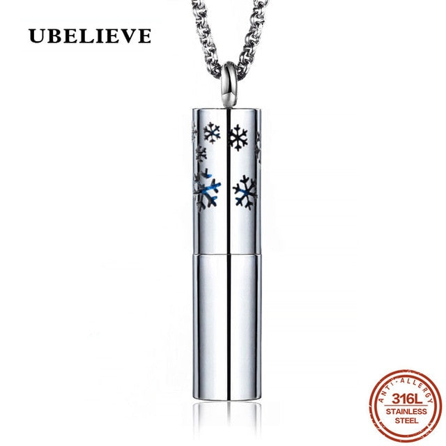 Stainless Steel Vintage Aromatherapy Perfume  Diffuses Essential Oils Necklace Storage Locket Pendant