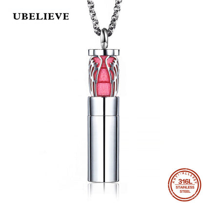 Stainless Steel Vintage Aromatherapy Perfume  Diffuses Essential Oils Necklace Storage Locket Pendant