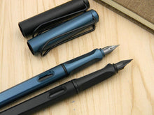 Load image into Gallery viewer, standard classic office Matte black green Gun black nib gift fountain pen
