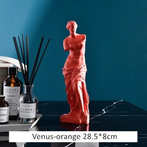 Venus Statue Resin Gypsum Head Sculpture David Apollo Portrait Home Decoration Accessories