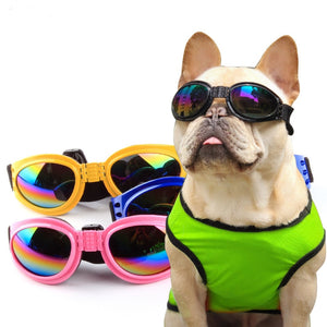Wind Blocking Pet UV Protection Sunglasses 6-Color Foldable Glasses Small Medium Large Dogs Cat Dog Accessories Pet Supplies Dog Goggles