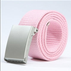 Multicolor New Fashion Unisex Waist Belt Waistband Casual Canvas Belts Multi-Color