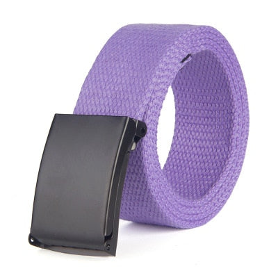 Multicolor New Fashion Unisex Waist Belt Waistband Casual Canvas Belts Multi-Color