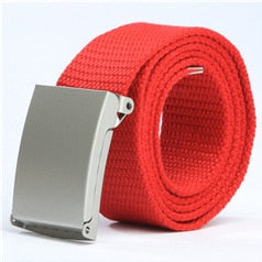 Multicolor New Fashion Unisex Waist Belt Waistband Casual Canvas Belts Multi-Color