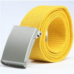 Multicolor New Fashion Unisex Waist Belt Waistband Casual Canvas Belts Multi-Color