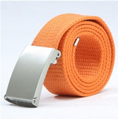 Multicolor New Fashion Unisex Waist Belt Waistband Casual Canvas Belts Multi-Color