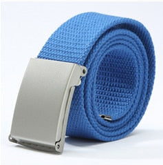 Multicolor New Fashion Unisex Waist Belt Waistband Casual Canvas Belts Multi-Color